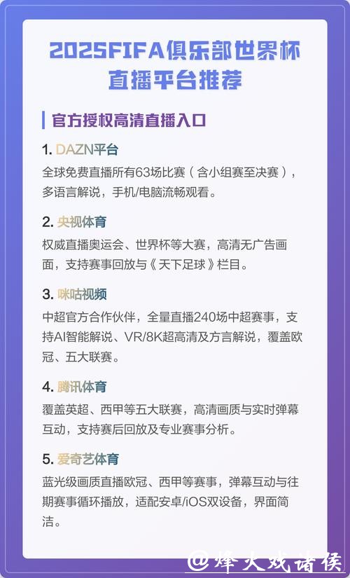 在线观看世界杯高清直播的平台推荐